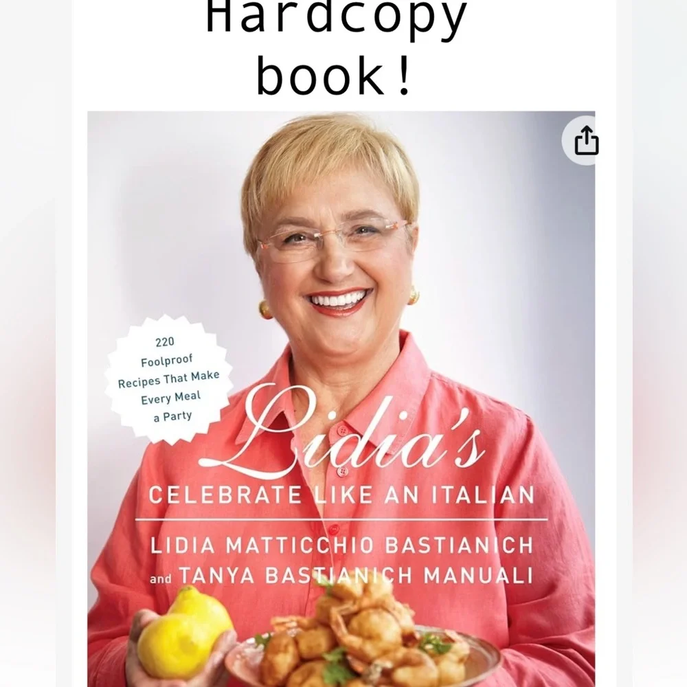 Lidia Bastianich —-The beloved TV chef and best-selling author offers